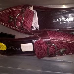 beautiful red loafer style